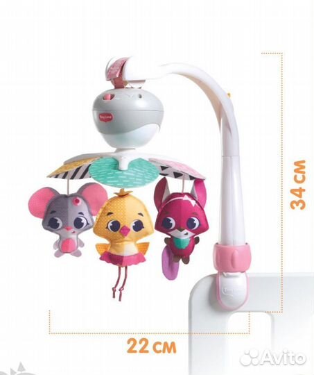 Мобиль музыкальный Tiny Love Принцесса