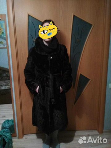 Шуба мутоновая облегчённая