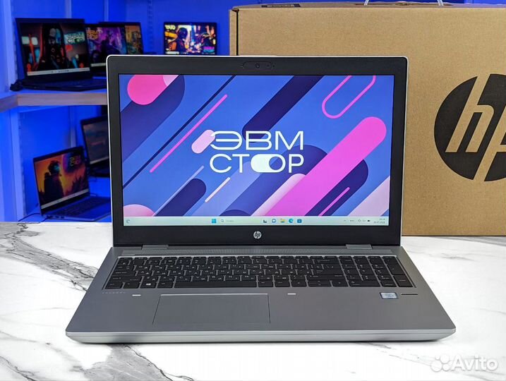 С гарантией HP ProBook 650 G4 i5-8350U 8GB 256SSD