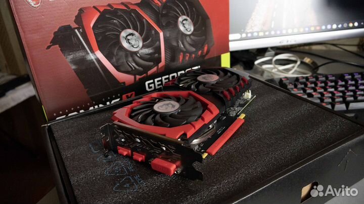 Видеокарта MSI GeForce GTX 1050 Ti gaming X 4G