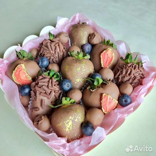 Клубника в шоколаде, бокс 