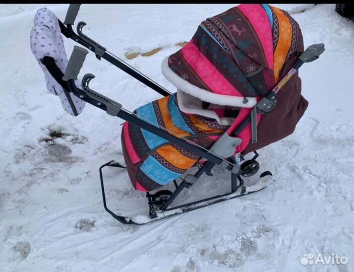 Коляска санки