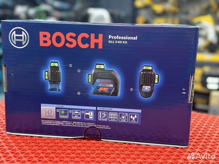 Лазерный нивелир Bosch GLL 3-60 XG Professional