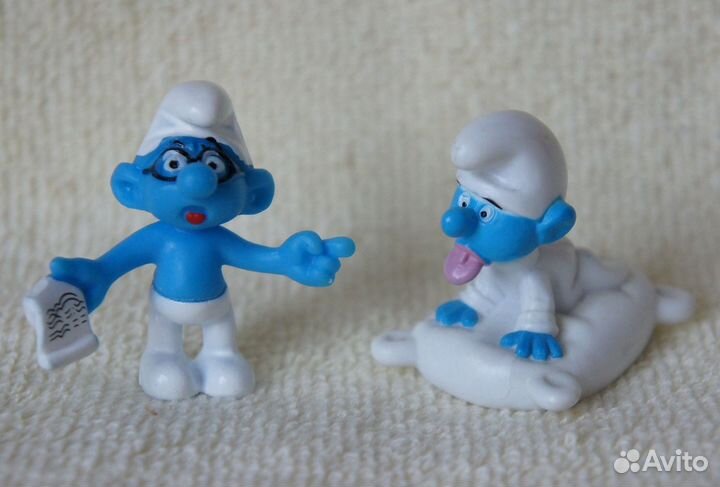 Миниатюры Смурфики из Ленты - 11 штук