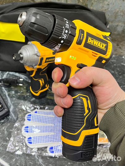 Набор DeWalt 2в1: Шуруповерт+Импакт бесщеточные