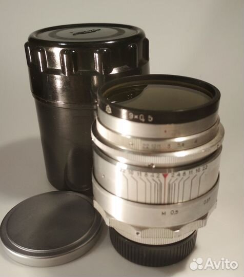 Объектив Гелиос 44 ранний коллекционный № 0 00030