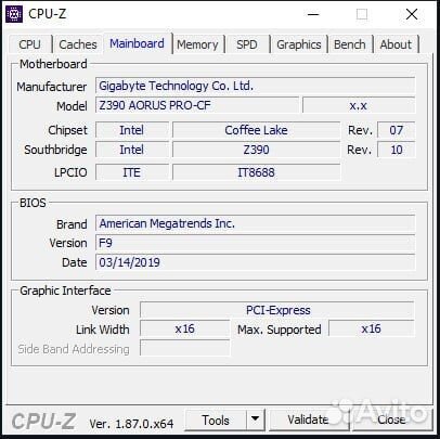 Intel core i7 8700k + aourus z390 pro + DDR4 16gb