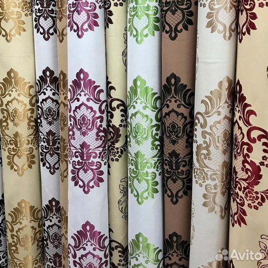 Шторы готовые, блэк-аут корона