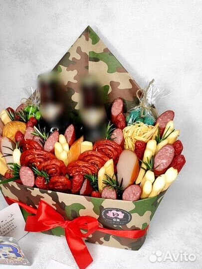 Мужской букет, Съедобный букет