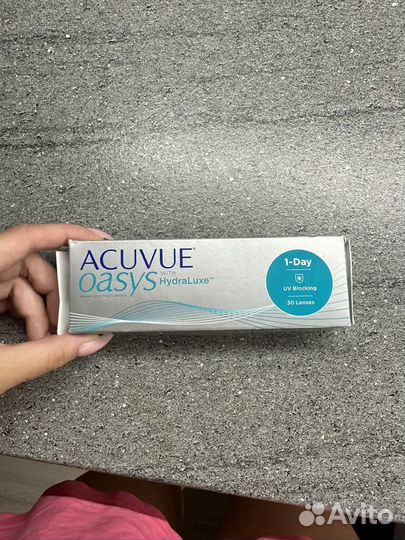 Линзы контактные acuvue oasys 1 day -0.75