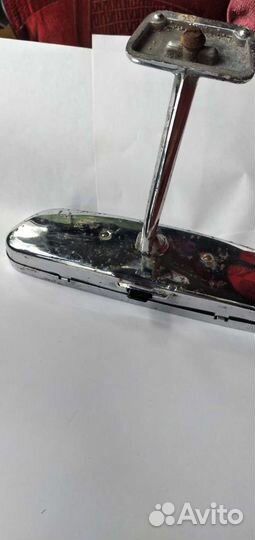 Зеркало заднего вида салонное хром