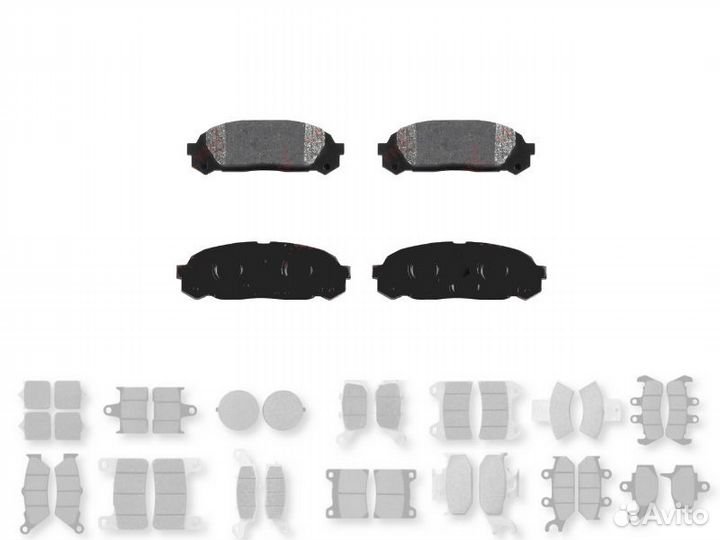 Колодки Toyota Chaser 3 96, Cresta 5 96, Mark 2