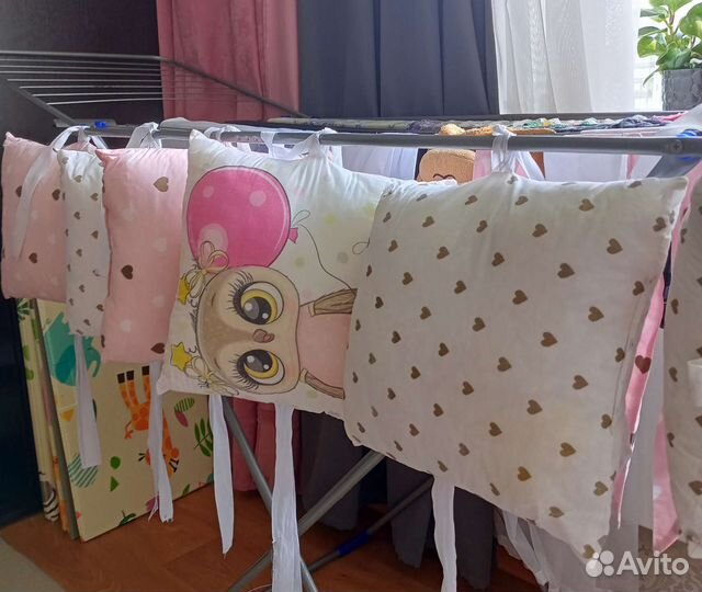 Бортики в детскую кроватку бу