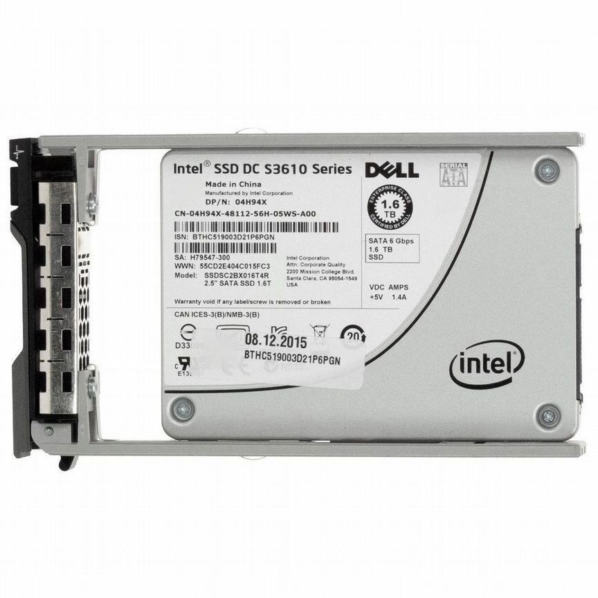 [4H94X] Жесткий Диск Dell 1.6tb Sata3 2,5" Ssd 4h94x