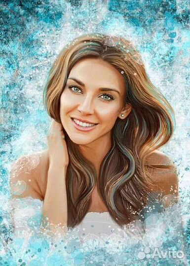 Портрет на холсте по фото