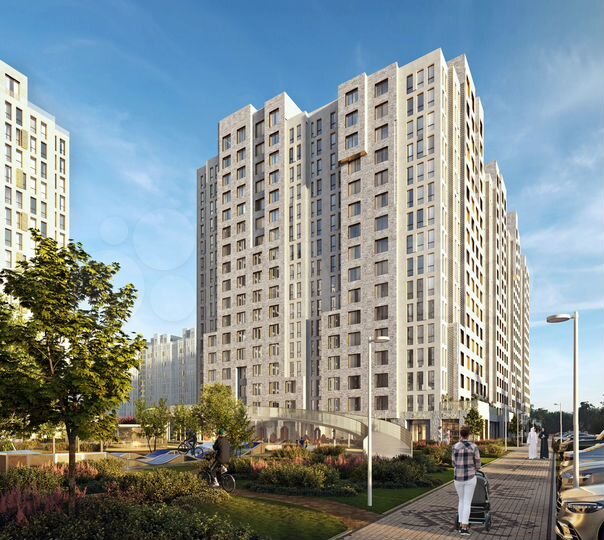 2-к. квартира, 69,4 м², 11/16 эт.