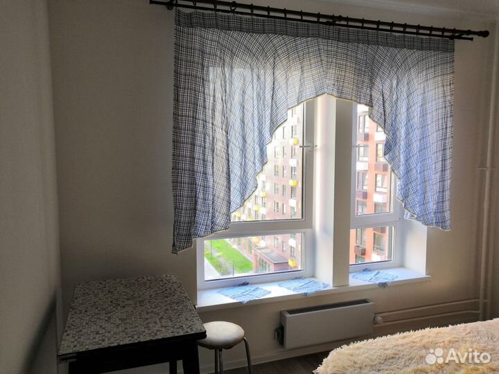 Шторы кухонные лен