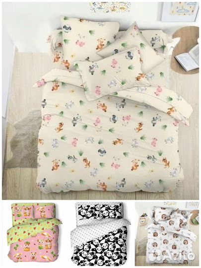 Ткань хлопок поплин Постель пеленки простынь