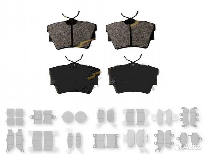 Колодки задние Opel Vivaro, Renault Trafic, Nissan