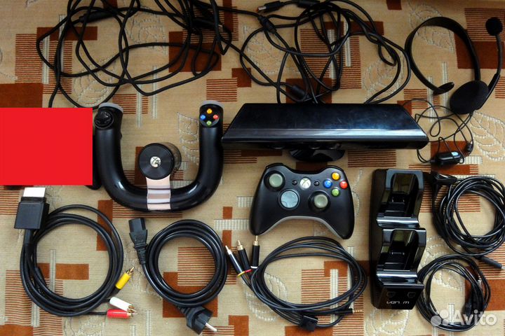 Джойстик Kinect Hdd провода тюльпаны Xbox 360