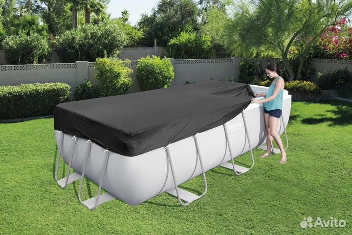 Тент для каркасных бассейнов 404x201 см