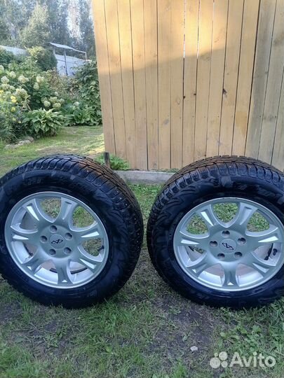 Литые диски с зимней резиной кордиант р. 16