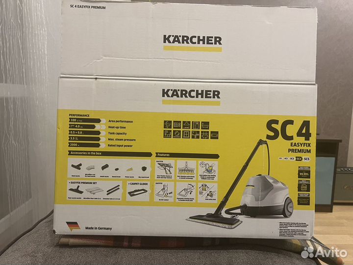 Пароочиститель karcher SC4 EasyFix Premium