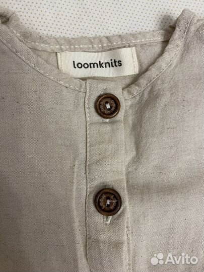 Детский льняной комбинезон от Loomknits