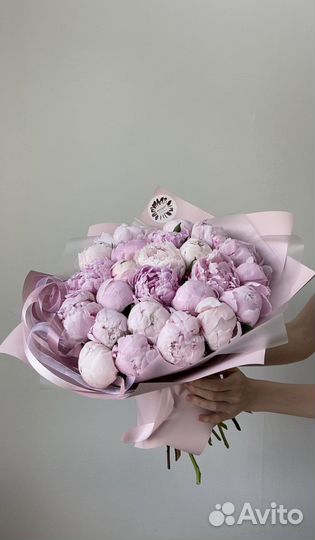 Пионы, букеты из пионов