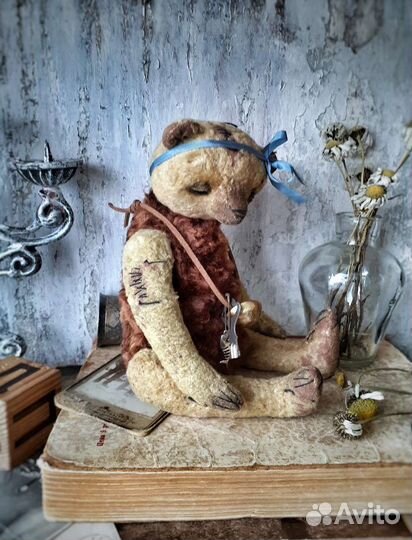 Коллекционные тедди мишки,зайки ручной работы