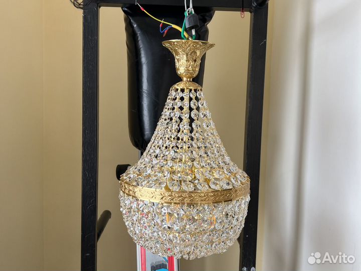 Люстра хрустальная чехия