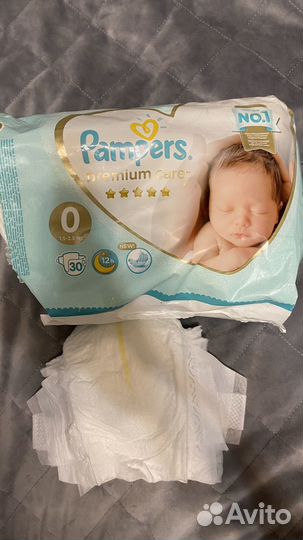 Подгузники pampers 0