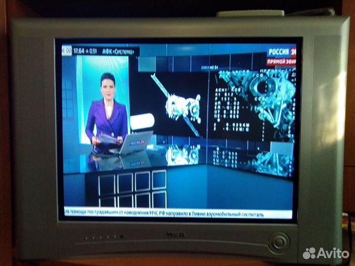 Телевизор vestel + присавка