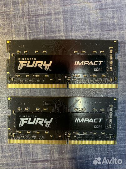 Kingston fury DDR4 2x16GB SO-dimm
