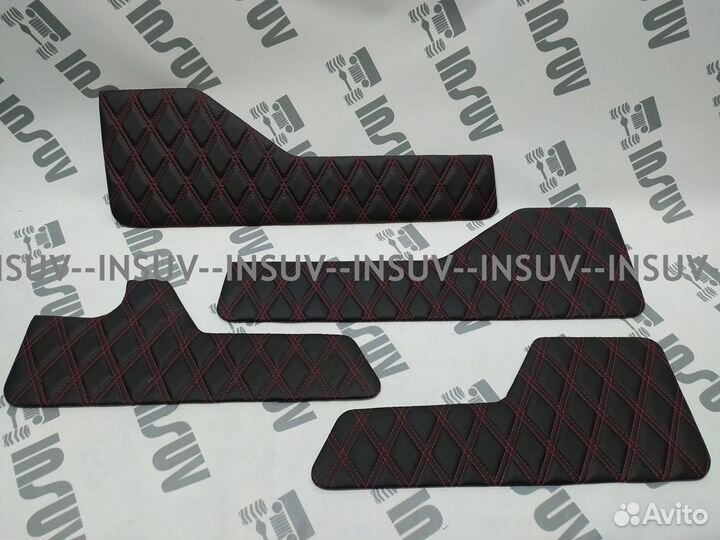 Вставки в двери из экокожи Нива Урбан 