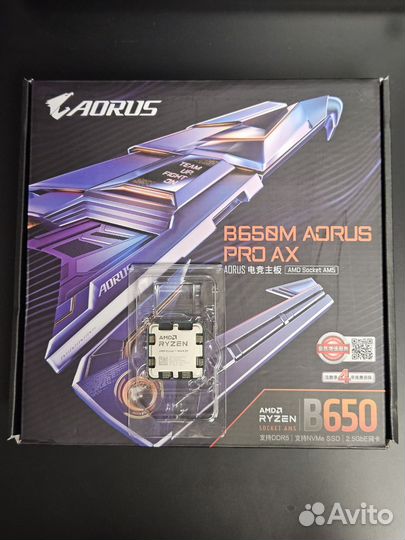 B650m aorus pro ax + AMD 7800X3D