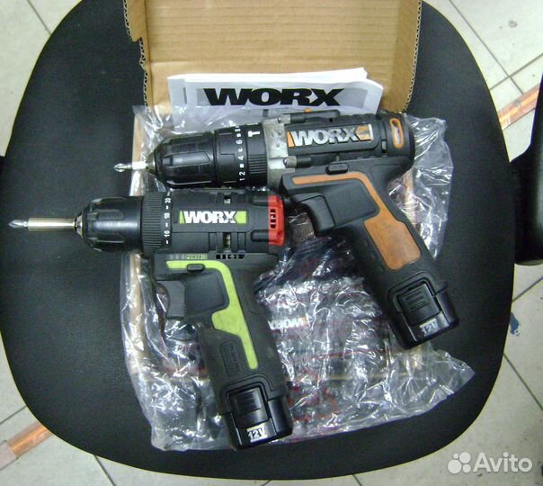 Аккумуляторная дрель-шуруповерт worx WX128.1