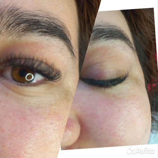 Наращивание ресниц на дому