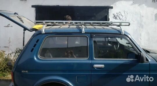 Багажник на ниву длинномер. Дуга на бампер