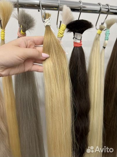 Волосы 70 см с работой омбре