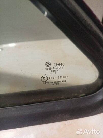 Стекло кузовное заднее левое Volkswagen Passat B3