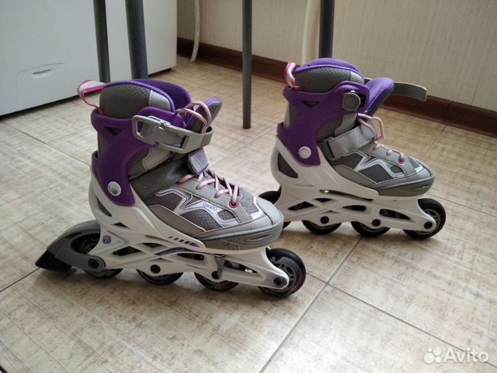 Роликовые коньки Oxelo раздвижные 32-35