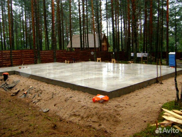 Фундамент плита