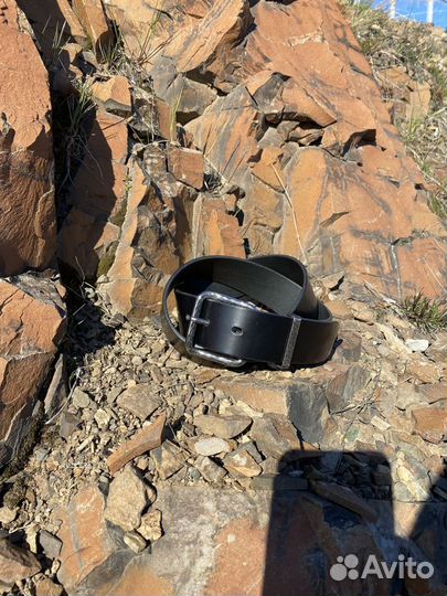 Мужской кожаный ремень ручной работы