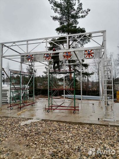 Сушильная камера древесины - 40 куб.м загрузка