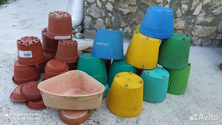 Горшки для цветов, разные