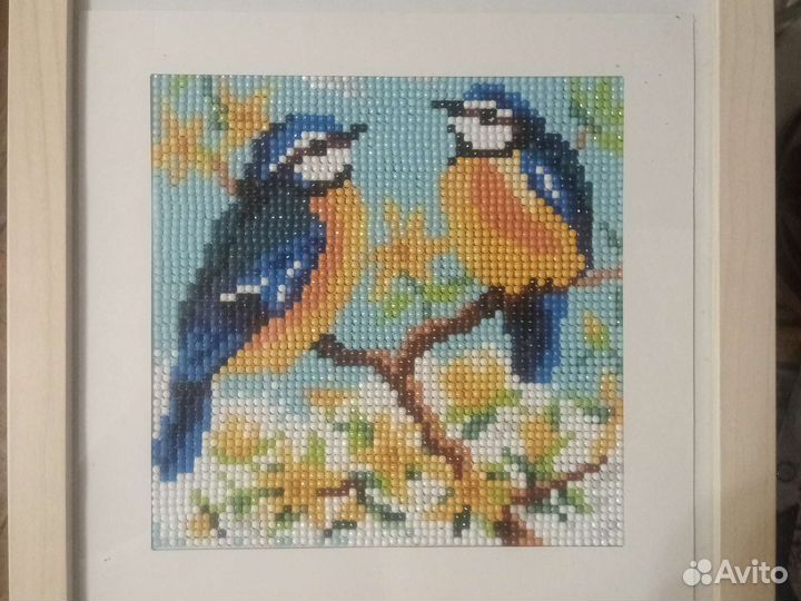 Картина Синички - ручной работы 3Ох3О