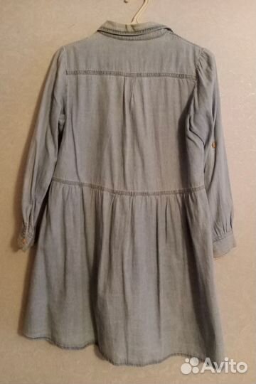 Платье-туника джинсовое