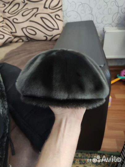 Меховая мужская кепка