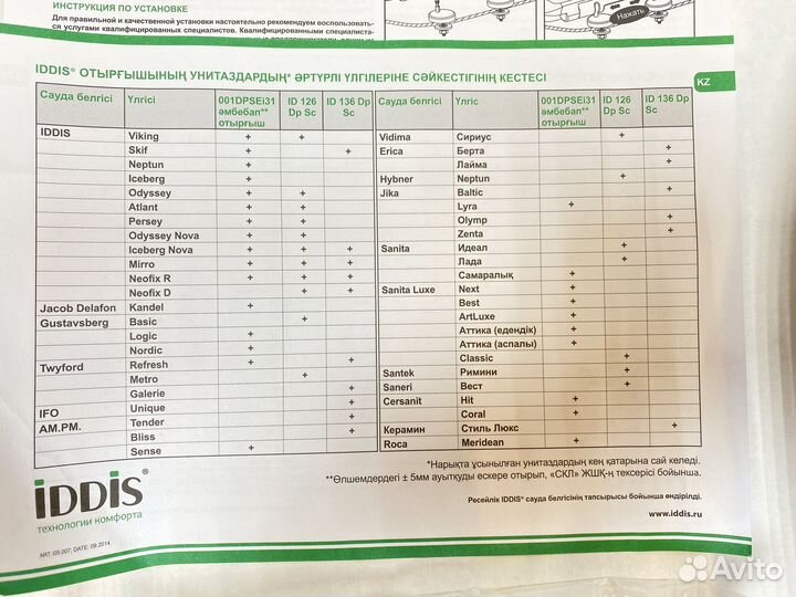 Iddis ID 126 Dp Sc Сиденье для унитаза, soft close